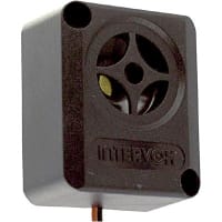 ICC / Intervox Audio Warning Device, Alarm, Piezo, Siren, 12VDC Sup, 150mA, Panel Mnt, 110dB