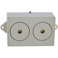 ICC / Intervox Audio Warning Device, Alarm, Piezo, Continuous, 12VDC Sup, 85mA, 105dB, 2500-2800Hz