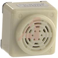 ICC / Intervox Audio Warning Device, Buzzer, Electronic, 24VDC Sup, 20mA, 75dB, 400Hz, 4-Pins