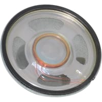 ICC / Intervox Speaker, Round, 5000 Hz, 84 dB, Micro Miniature, Mylar