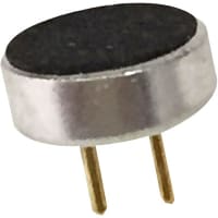 ICC / Intervox Microphone, 20 to 16000 Hz, 2 V, 0.5 mA (Max.), 6 mm x 2.2 mm, -64, -62, -60 dB