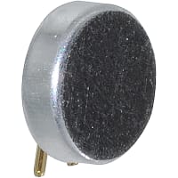 ICC / Intervox Microphone, 20 to 16000 Hz, 2 V, 0.5 mA (Max.), 6 mm x 1.8 mm, -64, -62, -60 dB