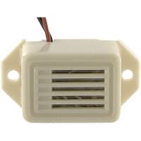 ICC / Intervox Audio Warning Device, Buzzer, Electronic, 24VDC Sup, 25mA, 75dB, 400Hz, 2-Leadwires