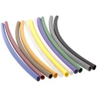 Ico-Rally Tubing, Heat Shrink, Abrasion, Solvent Resistant, Polyolefin, 4ft. L