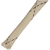 Ico-Rally Sleeving, Expandable, Abrasion Resistant, Flame Retardant, Wht Polyester, 0.5" ID