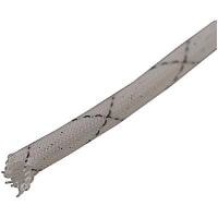 Ico-Rally Sleeving, Expandable, Abrasion Resistant, Flame Retardant, Wht Polyester, 0.25" ID