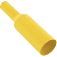 Ico-Rally Heat Shrink Tubing, 1/8 in., 0.020 in., 2:1, -55 to +135 C, Polyolefin, Yellow