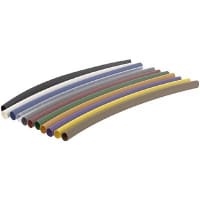 Ico-Rally Tubing, Heat Shrink, Abrasion, Solvent Resistant, Polyolefin, 4ft. L