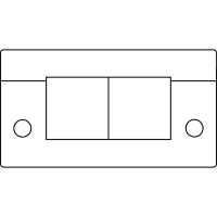 icotek Split Multi Cable Transit Frames, KEL-E2, Black