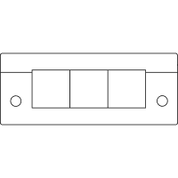 icotek Split Multi Cable Transit Frames, KEL-E3, Black