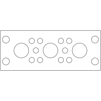 icotek Cable Entry Frames w/Fire Penetration Seals(EN 45545-3), KEL-DPU 24/13-BS Gray