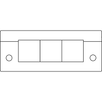 icotek Cable Entry Plates w/Fire Penetration Seals (EN 45545-3), KEL-E3 BS Black