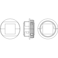 icotek Split EMC Cable Gland, EMV-KVT-DS 63/1 mit KGM 63