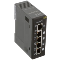 ICP Ethernet Switch, 5 Port, Unmanaged PoE, 46 to 55 VDC, NS-205 Series