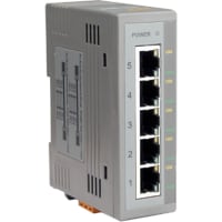 ICP Ethernet Switch, 5 Port, Unmanaged, 10 to 36 VDC, NS-205 Series