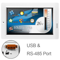 ICP Touchscreen Controller 4.3" with RS-485 and USB Ports