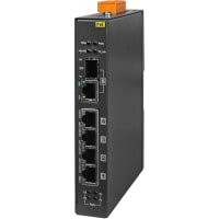 ICP Ethernet Switch, 5 Port, Unmanaged, 4 10/100/100 POE and 1 Fiber, NSM Series