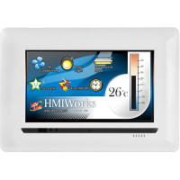 ICP 7" Touch Screen HMI Controller with 16 MB SDRAM and 16 MB Flash Memory