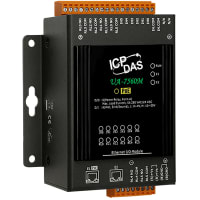 ICP OPC UA I/O Module with 6-ch Relay, 6-ch DI and 2-port Ethernet Switch. (RoHS)