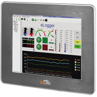 ICP 10.4" LCD InduSoft (1500 tags) Based ViewPAC with 3 I/O slots