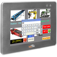 ICP 10.4" Win-GRAF Based ViewPAC with Cortex-A8 CPU, WinCE 7.0, and 3 I/O Slots