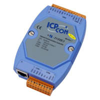 ICP Serial to Ethernet Controller w/One Ethernet, Two RS-232 and RS-485 Ports