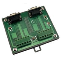 ICP Screw Terminal Board for PISO-DA2 with Two 1.5 Meter D-Sub 9-Pin Cables