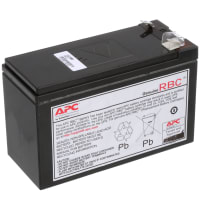 American Power Conversion (APC) Battery, Lead-Acid, 1.90 in. (Max.) H x 4.00 in. (Max.) W x 5.50 in. (Max.) D