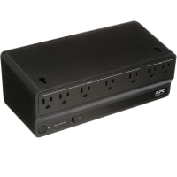 American Power Conversion (APC) UPS, 120 VAC, 5 VDC, 330 W, 600 VA, (5) 5-15R, (1) USB Out, NEMA 5-15P In