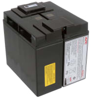 American Power Conversion (APC) Battery, Lead-Acid, 6.80 in. (Max.) H x 6 in. (Max.) W x 7.20 in. (Max.) D, 0