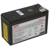 American Power Conversion (APC) Battery, Rechargeable, Rectangular, Lead Acid, 84Ah, SMT, UPS, RBC Series