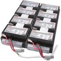 American Power Conversion (APC) Battery, Rechargeable, Rectangular, Lead Acid, Connector, UPS, RBC Series