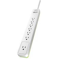 American Power Conversion (APC) APC Essential SurgeArrest 7 Outlet 6 Foot Cord 120V, White