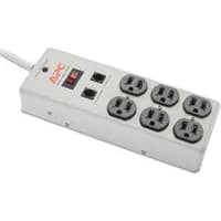 American Power Conversion (APC) SURGE PROTECTOR, SURGEARREST, 6 OUTLET, PHONE PROTECTION, 10FT CORD, 120V, 15AMP