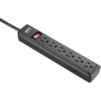 American Power Conversion (APC) APC Power Strip 6 Outlet 2 Foot Cord 120V Black