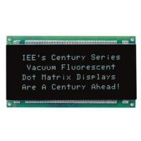 IEE Display Module, 5.51 in. W x 2.44 in. Hx 1.21 in. D, DC, 5 VDC, -20 degC, 