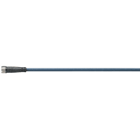 igus Sensor/Actuator Cable, 22awg-5C-M12 (straight) to blunt cut, 5 Meter