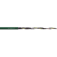 igus Multiconductor Cable, 20 Awg, 12C, Finestrand, Green Pvc Jkt, Ul/Csa Awm