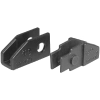 igus Bracket, Mounting, Corrosion Resistant, Polymer, Overall width 0.65 in., Set of 2