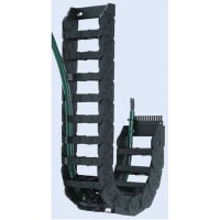 igus E14, e-chain Black Igumid NB Chain Trunking, W37mmxD25mm, L1m, 48mm MinBend Radius