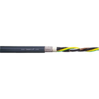 igus Cable, 4 Conductor, 10 AWG, Shielded, PVC, Continuous Flex Rated, Motor, 1000 V