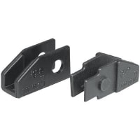 igus Bracket, Mounting, Corrosion Resistant, Polymer, Overall width 0.49 in., Set of 2