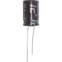 Illinois Capacitor - A Brand of Cornell Dubilier Capacitor, Cap 470 uF, Tol 20%, Vol-Rtg 100 VDC, Radial, 16x25, ESR 0.282 Ohms