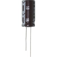 Illinois Capacitor - A Brand of Cornell Dubilier Capacitor, Al Electrolytic, 16 WVDC, +/- 20, Radial Leaded, 0.2 at 120 Hz, -40 C