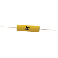 Illinois Capacitor - A Brand of Cornell Dubilier Capacitor, Metallized Polyester Wrap & Fill, Axial, 0.47uF, 1000VDC, 250VAC, 19