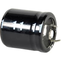 Illinois Capacitor - A Brand of Cornell Dubilier Capacitor, Alum Electrolytic, 4700 uF, 20%, 25 VDC, Snap-In, 22x25mm, ESR 0.105821 Ohms