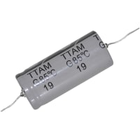 Illinois Capacitor - A Brand of Cornell Dubilier Capacitor, Aluminum Electrolytic, Cap 0.01 F, Tol 20%, Vol-Rtg 25 VDC, Axial