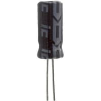 Illinois Capacitor - A Brand of Cornell Dubilier Capacitor, Cap 220 uF, Tol 20%, Vol-Rtg 10 VDC, Radial, 5x11, ESR 2.1 Ohms