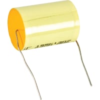 Illinois Capacitor - A Brand of Cornell Dubilier Capacitor, Polyester Metallized, Cap 1.5uF, Tol 10%, Vol-Rtg 630 VDC, Axial, 26.5x34mm