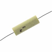 Illinois Capacitor - A Brand of Cornell Dubilier Capacitor, Polypro Metallized, Cap 0.047 uF, Tol 10%, Vol-Rtg 2000 VDC, Axial, 15x34mm